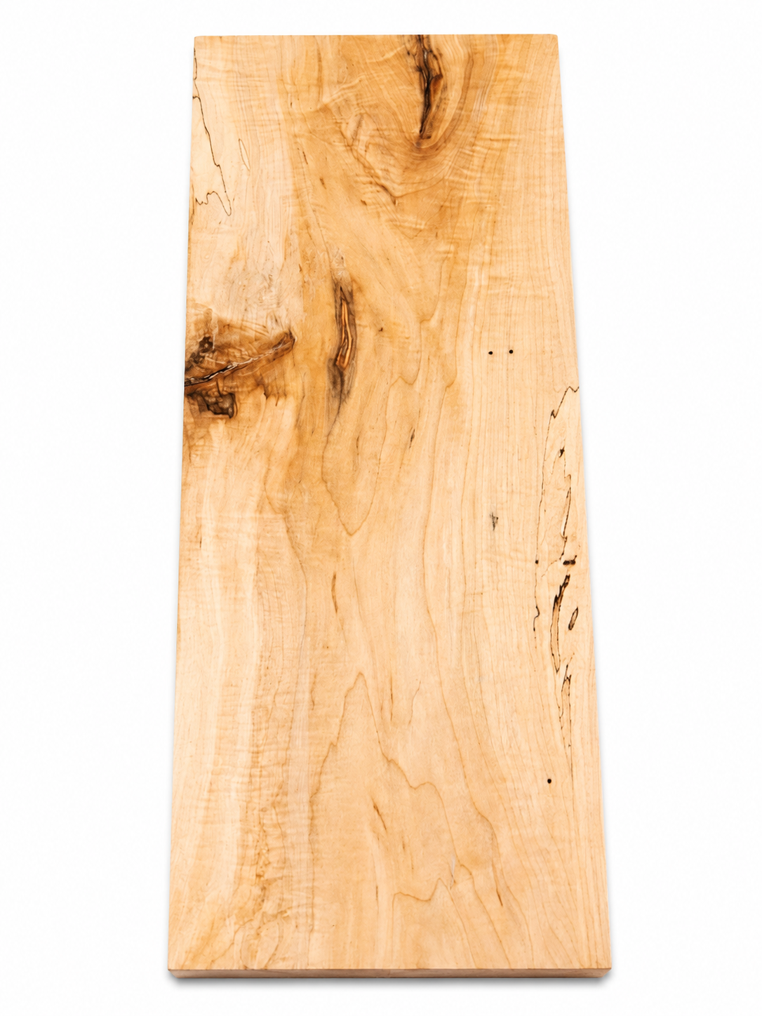 One-of-a-kind spalted wood slab, species unknown