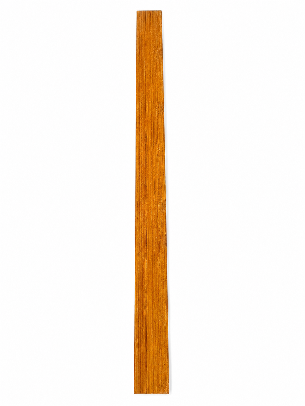 Balau hardwood board, ultra-dense 34 in piece, orange-brown grain