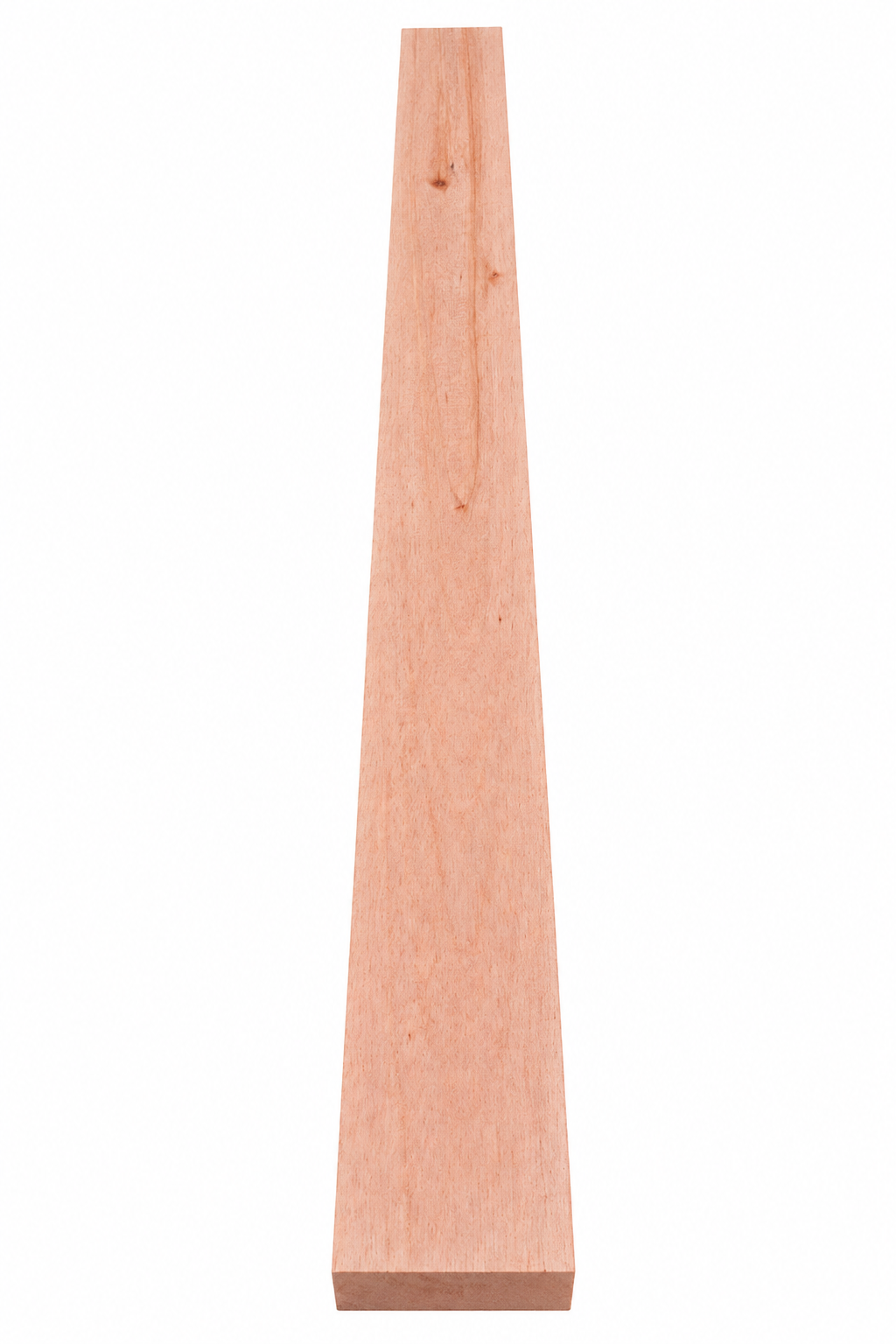 Pink exotic hardwood board, 38 in, uniform rose color