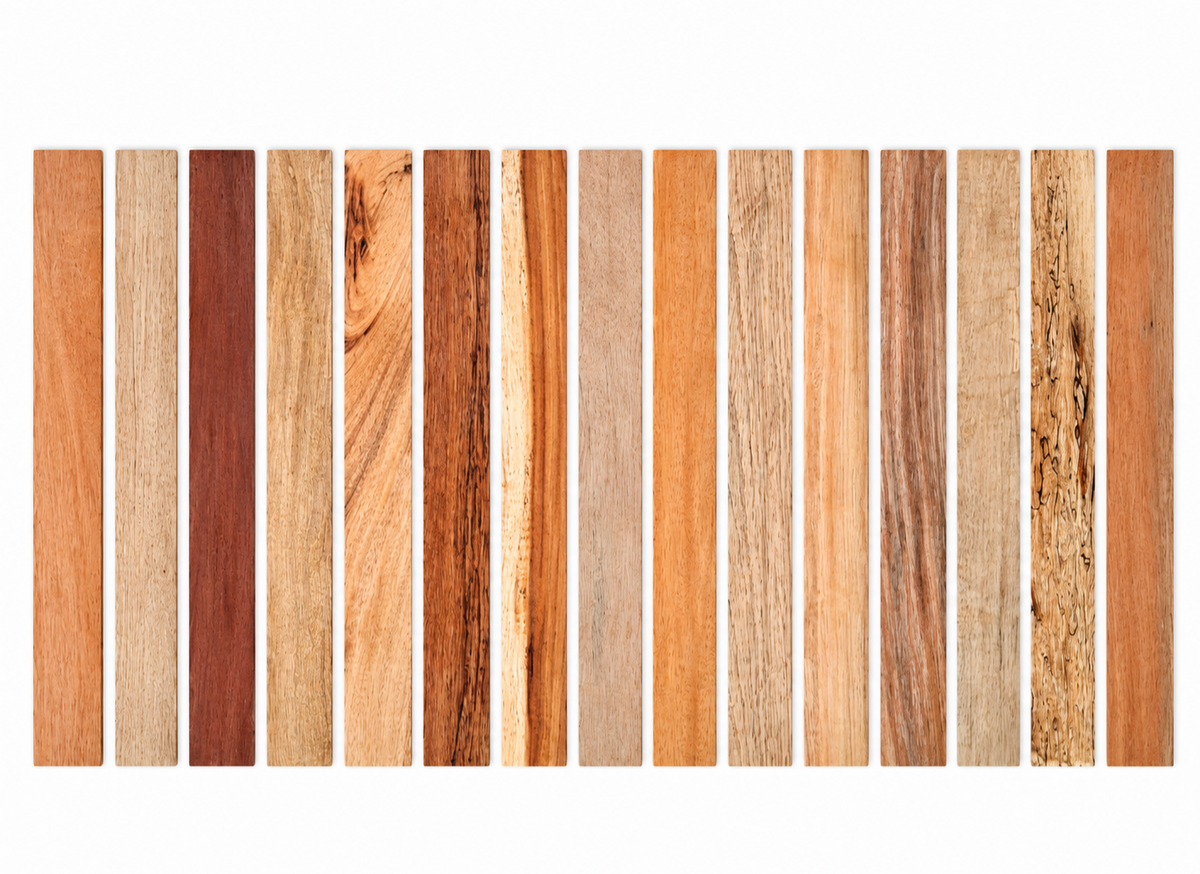 Premium Lot C board pack with varied natural color and figure