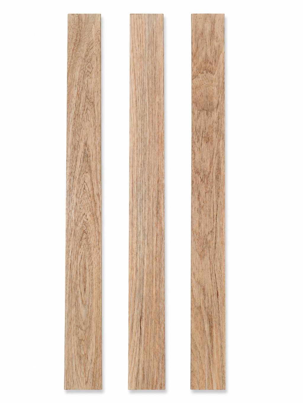 Lot #30 hardwood boards with cathedral, straight and irregular grain