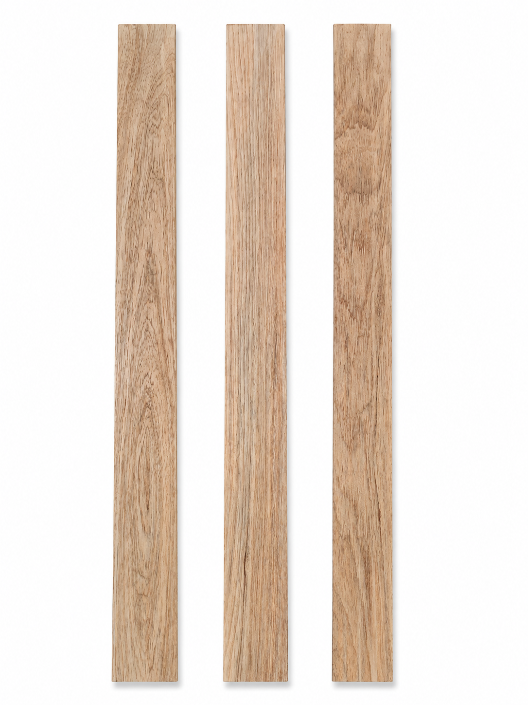 Lot #30 hardwood boards with cathedral, straight and irregular grain