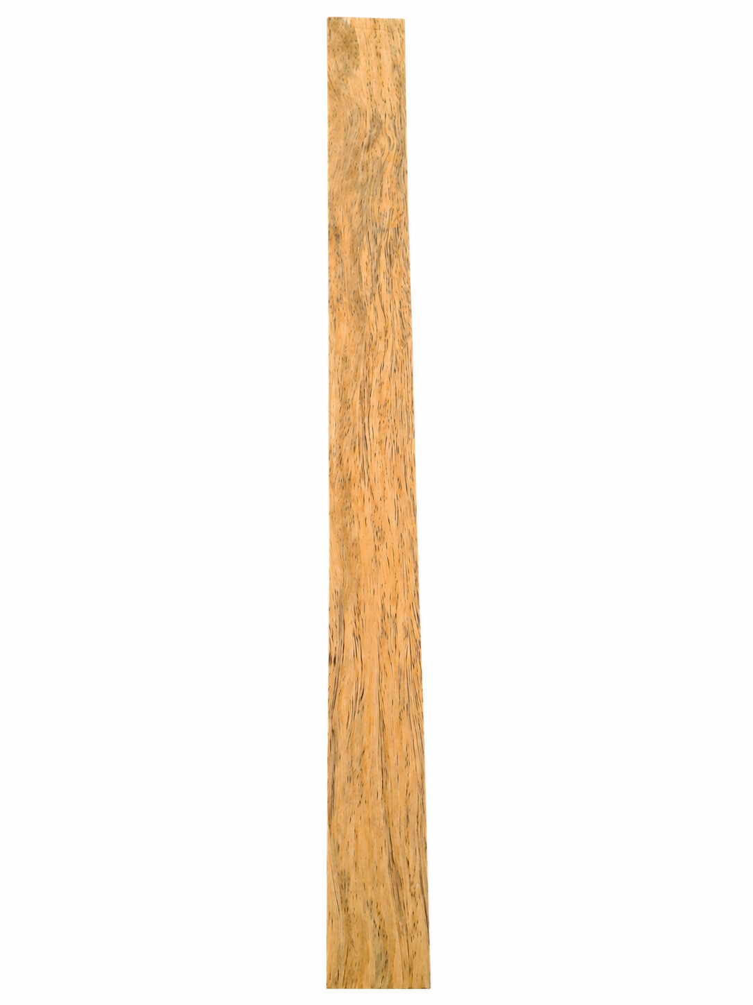 Premium Iroko hardwood board with warm golden figured grain