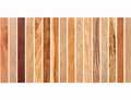 Lot C exotic hardwood board pack, 16 boards, 18 in minimum