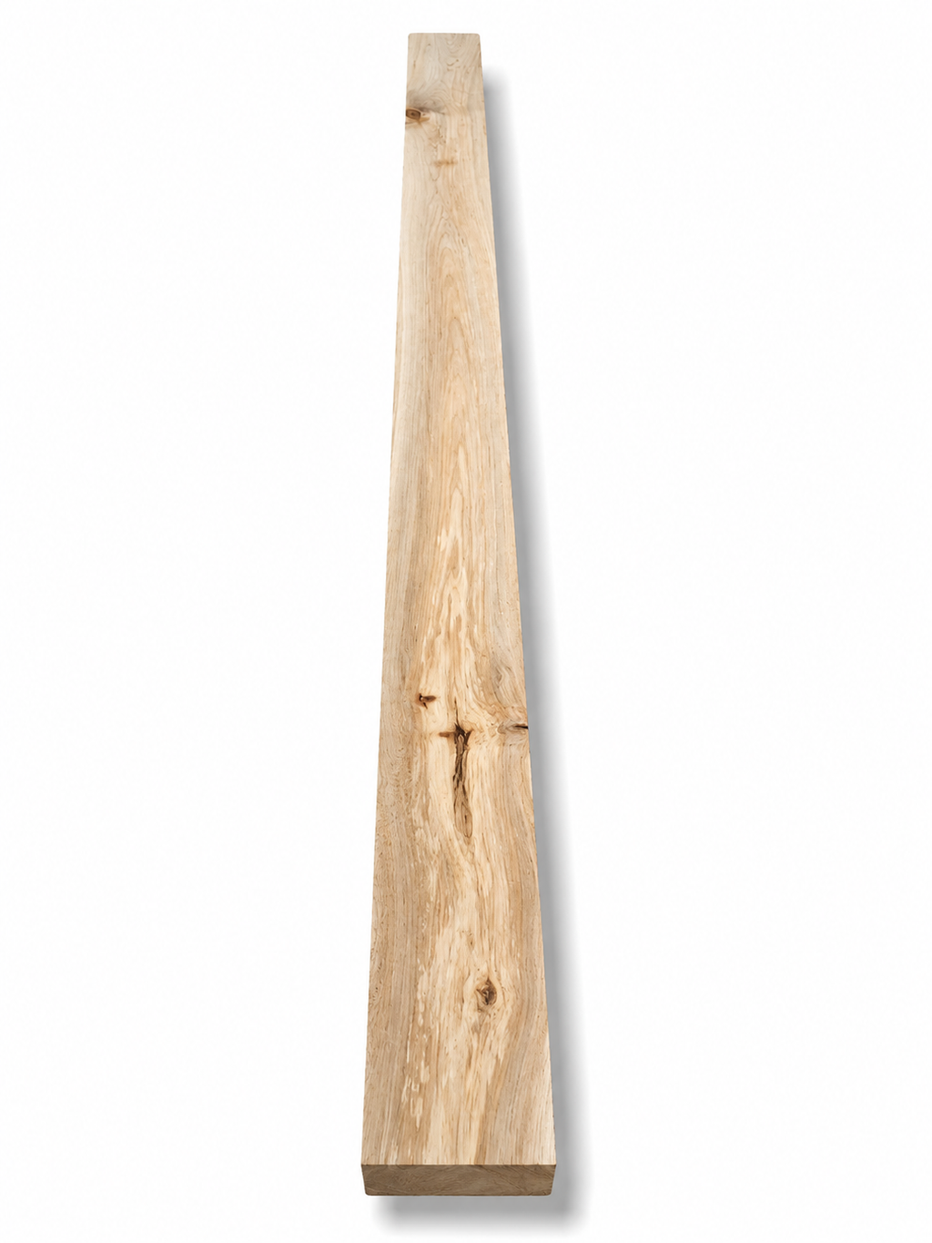 Spalted Maple board, 45.25 in, pale grain and dark knots
