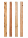 Lot #29, set of 4 long figured hardwood boards, exact pieces