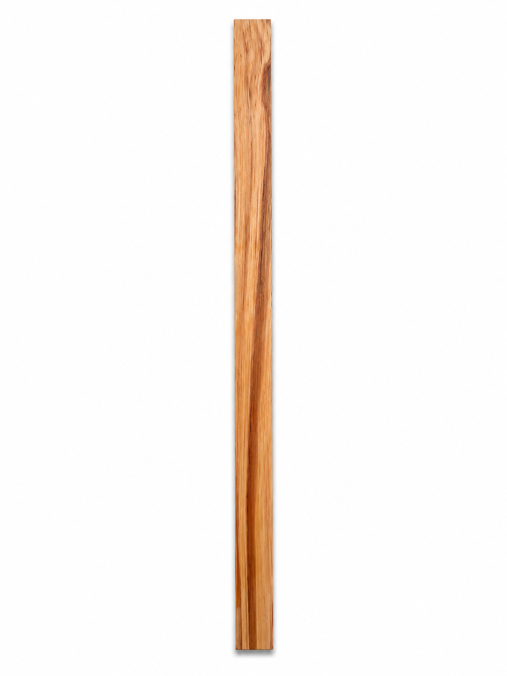 Lignum Vitae board blank, 23 in, golden-honey color and flowing grain