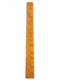 Golden figured chatoyant hardwood board, 33.875 in, subtle shimmer