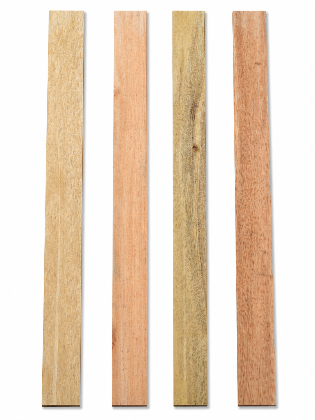 Lot #39 exotic boards with golden-cream, pinkish-brown and olive-gold tones