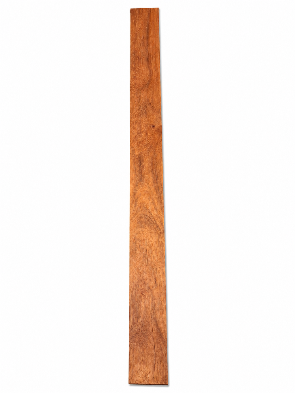 Premium Orange Balau board with warm grain and high density