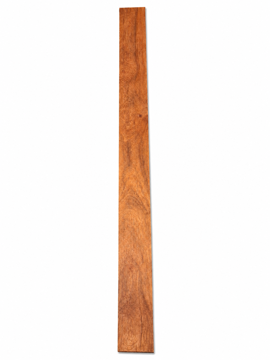 Premium Orange Balau board with warm grain and high density