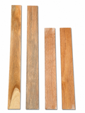 Lot #48, four precious exotic hardwood boards with natural contrast