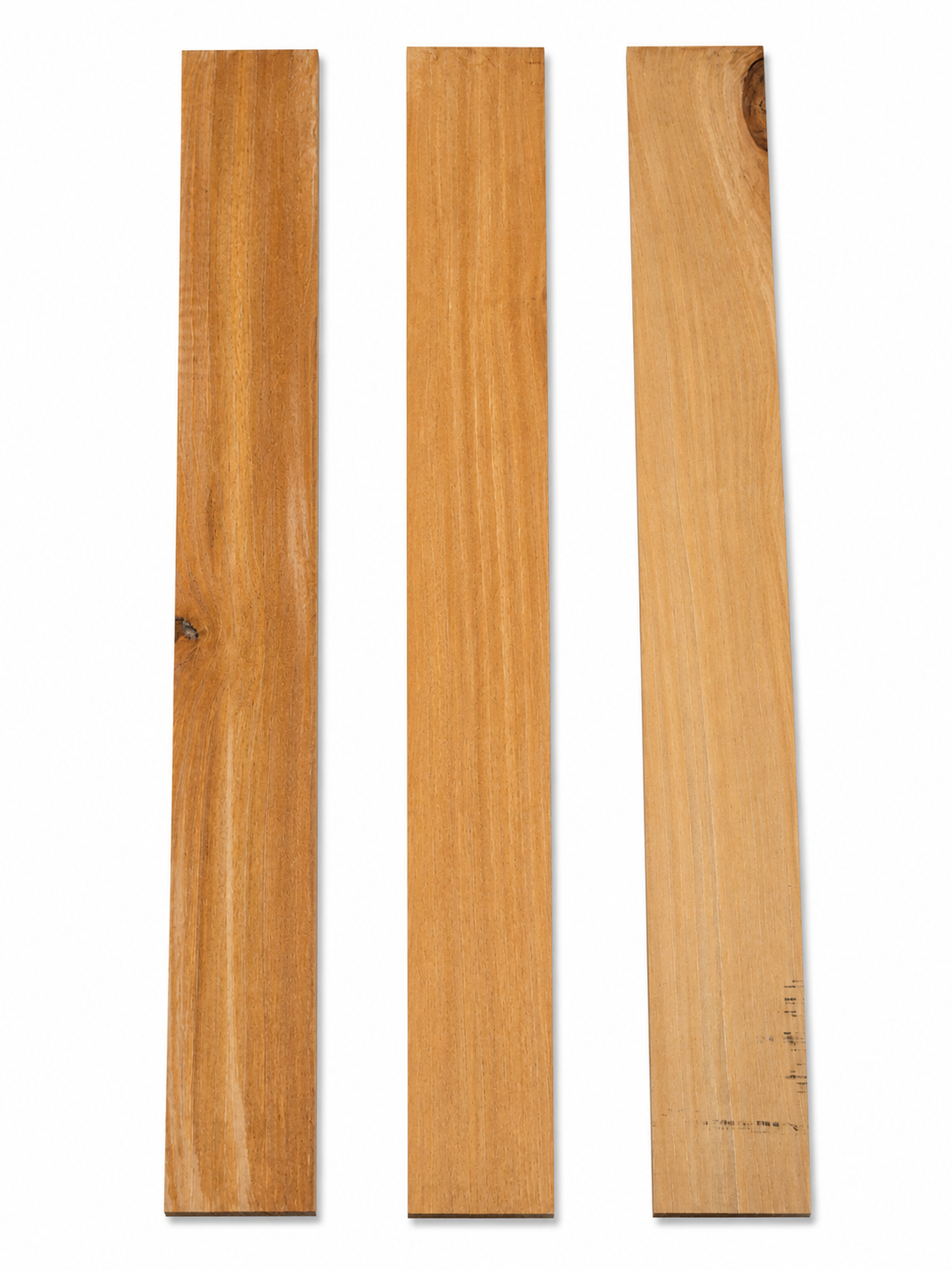 Lot #37 long golden hardwood boards for cabinetry, trim and woodworking