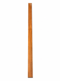 Orange Balau hardwood board, 34.875 in, dense orange-brown grain