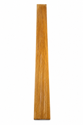 Iroko-style hardwood board, 27.5 in, golden chatoyant grain