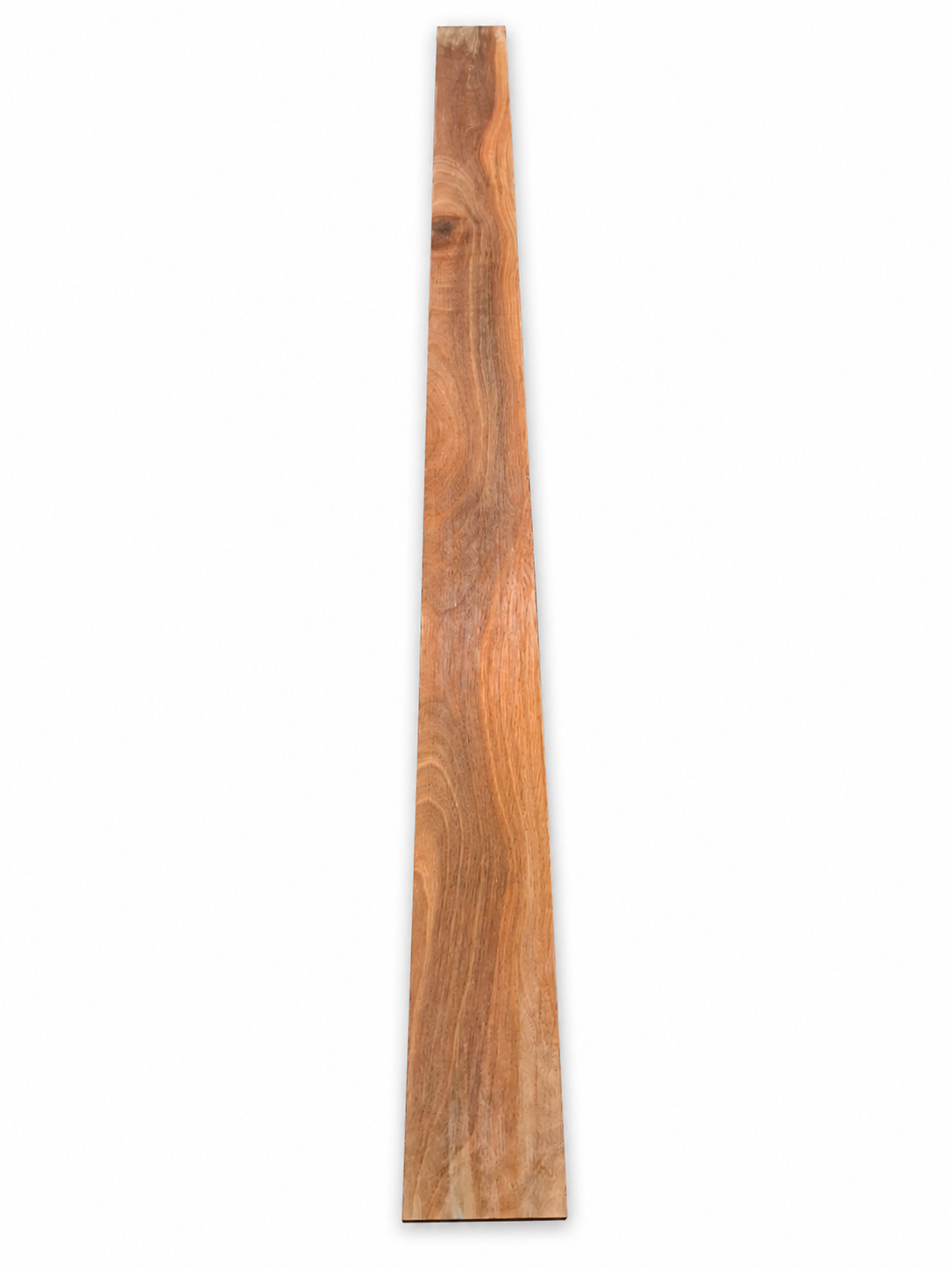 Lot #17 Signature figured exotic hardwood board with flowing copper-brown grain