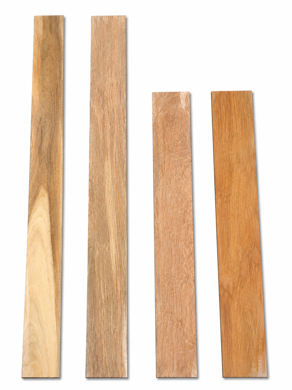 Lot #48 long exotic boards with golden, amber and reddish tones