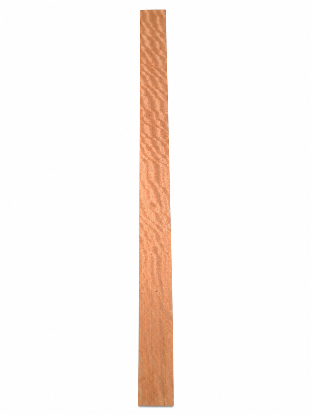 Unique figured hardwood board with premium rippled figure