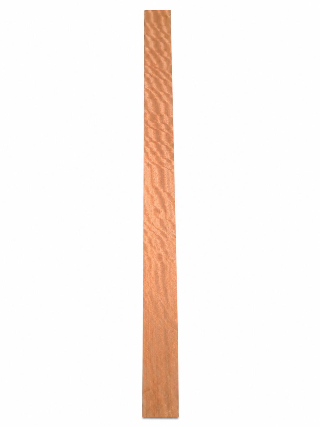 Unique figured hardwood board with premium rippled figure