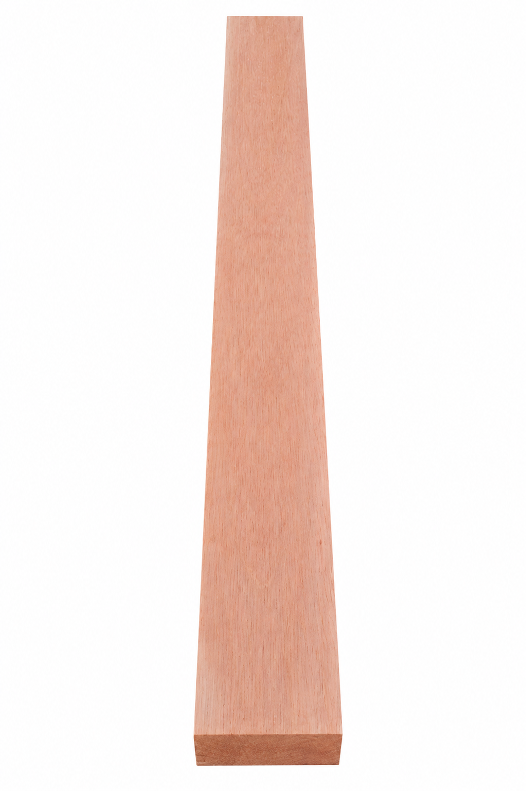 Premium pink hardwood board with fine grain and rose tone