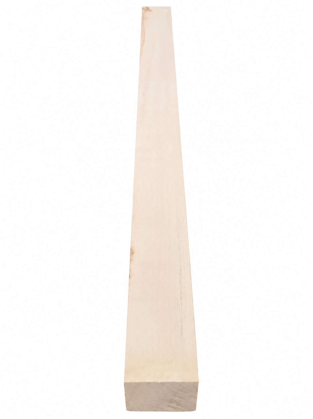 Premium white exotic hardwood board with natural ivory tone