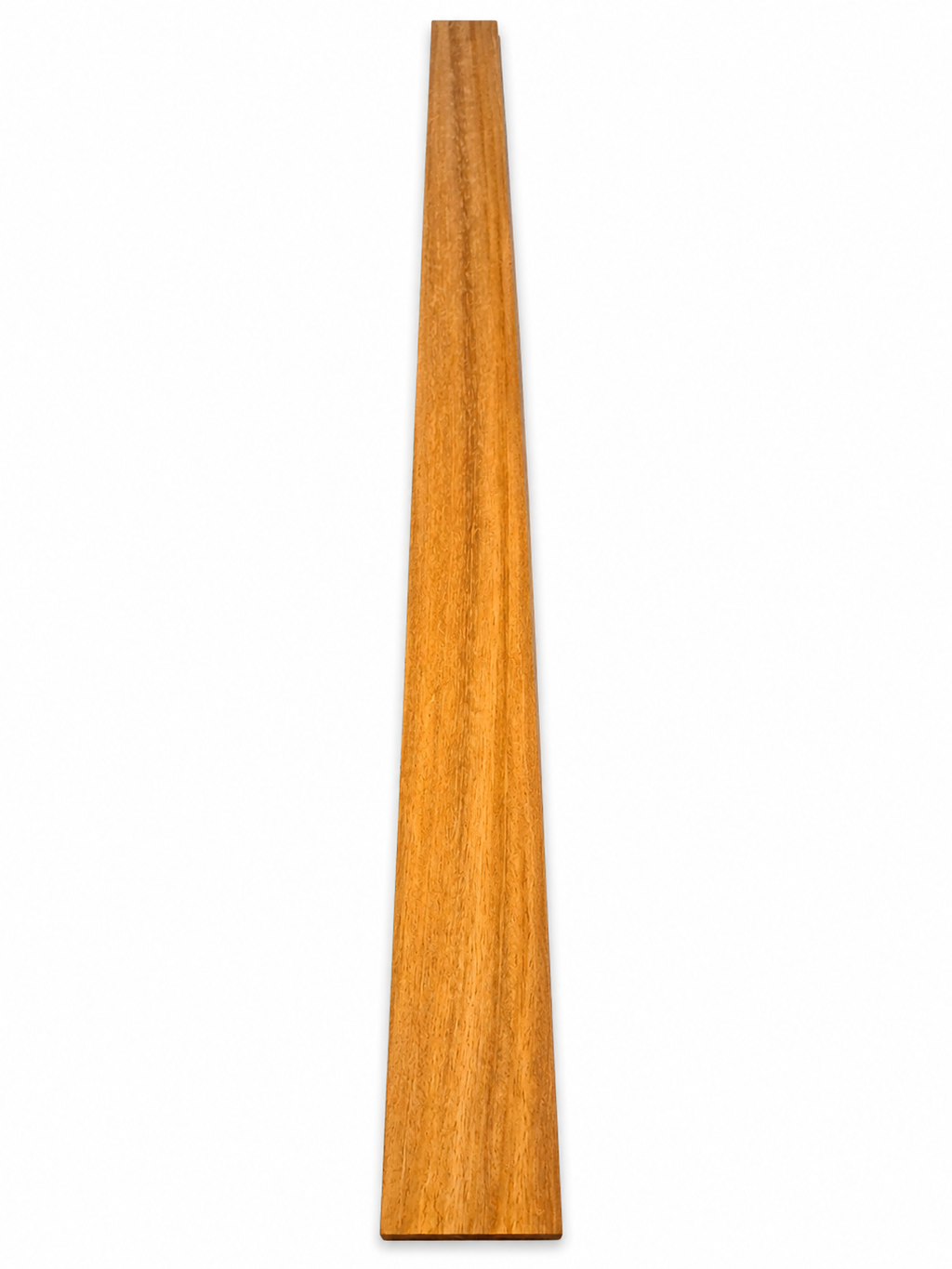 Signature hardwood board with golden chatoyant grain