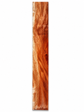 Rosewood board blank, 18.75 in, reddish-orange flowing figure