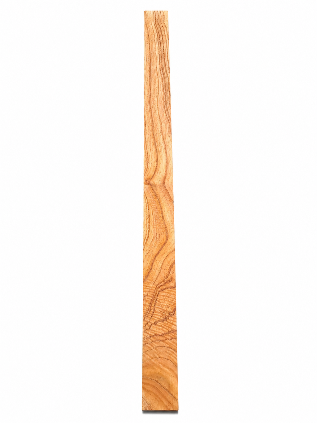 Canarywood hardwood board, 39 in, flowing golden grain