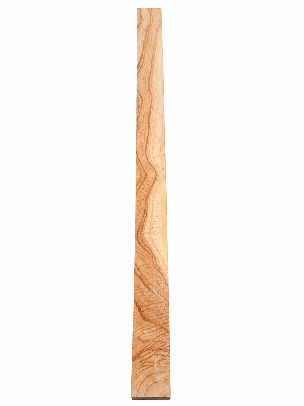 Premium Canarywood board with elegant flowing grain