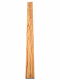 Canarywood hardwood board, 33.5 in, striking linear grain