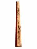 Spalted Red Mahogany board, 39.75 in, red heartwood and dark zone lines