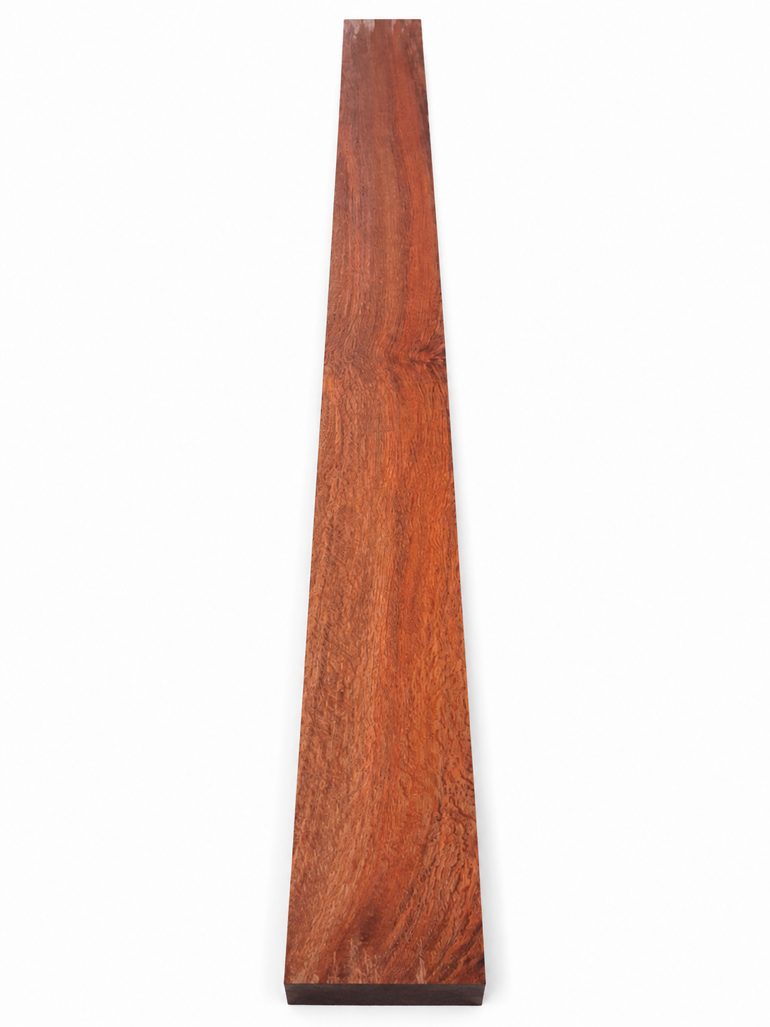 Red Ember hardwood board with reddish copper chatoyance