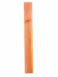 Pink Ivory figured blank, 19 in, salmon-peach diagonal figure