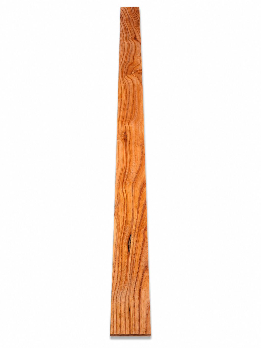 Premium Canary Wood exotic lumber blank with ribbon figure