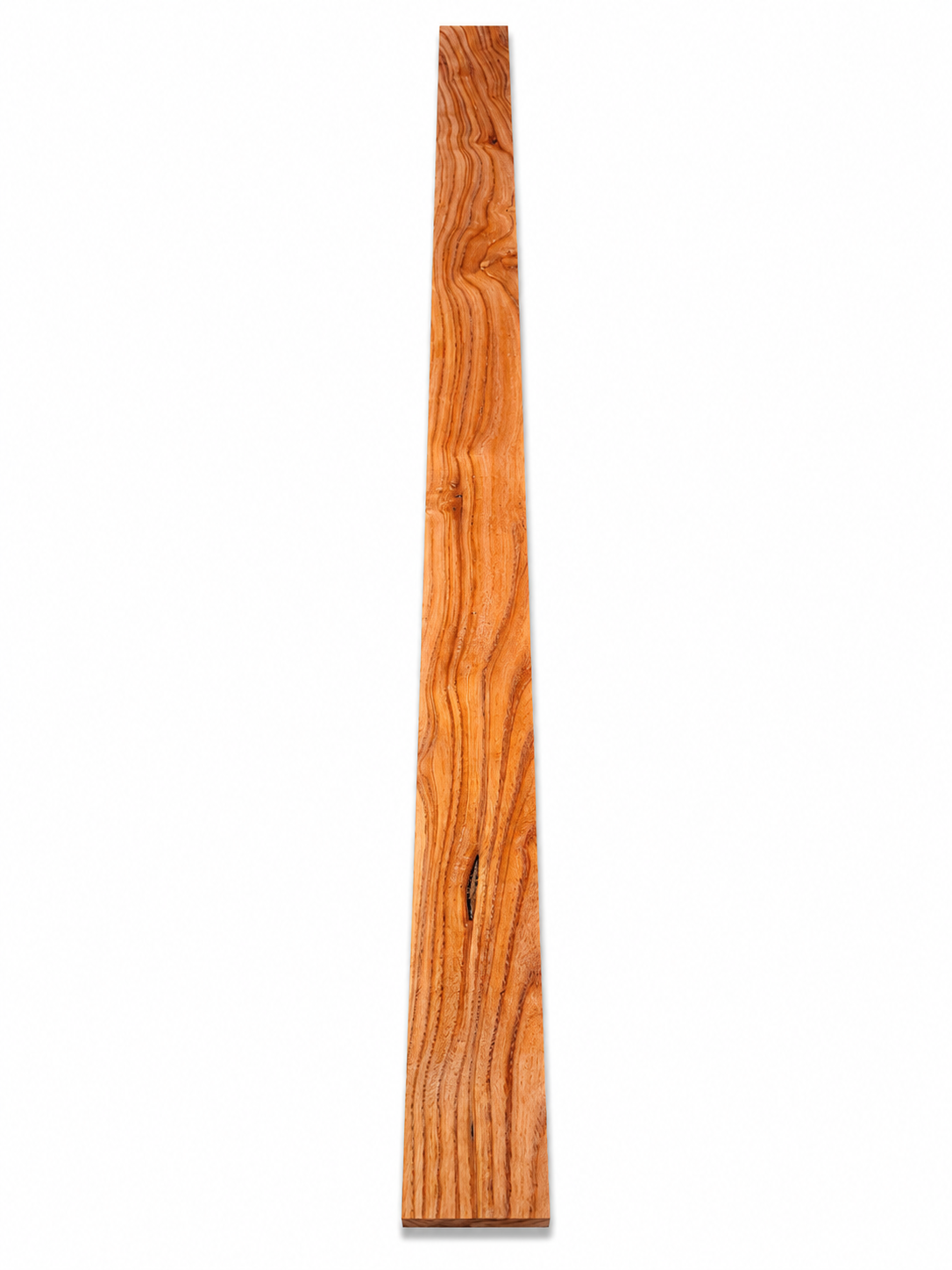 Premium Canary Wood exotic lumber blank with ribbon figure