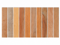 Lot B exotic hardwood board pack, 10 boards, 12 in minimum