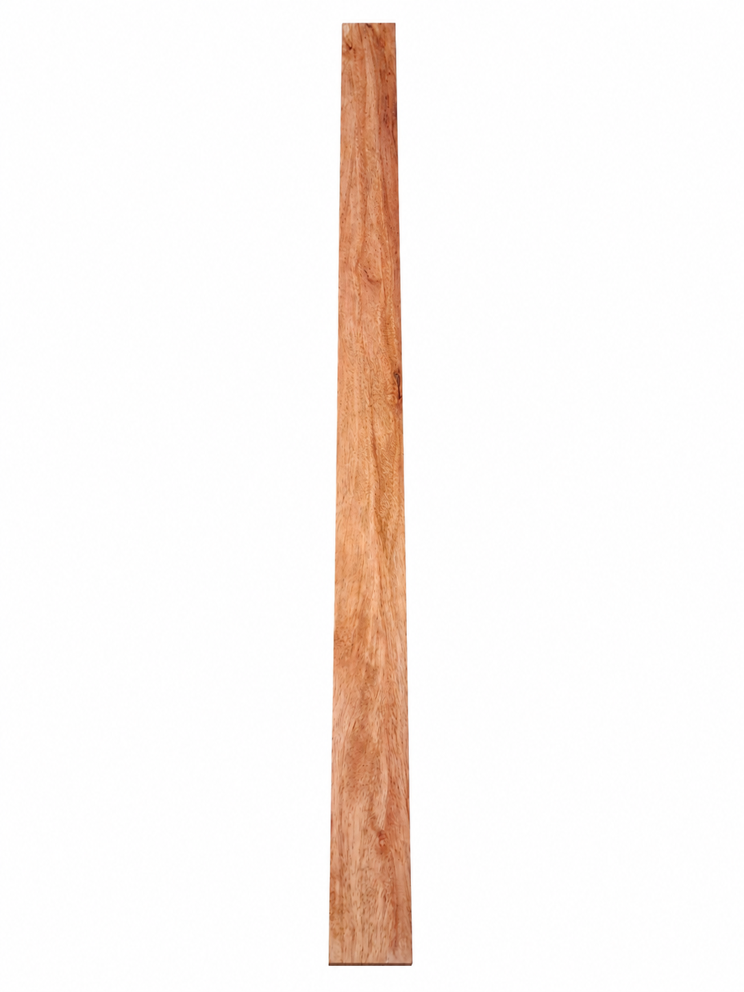 Copper-rose exotic hardwood board, 37 in, flowing figure