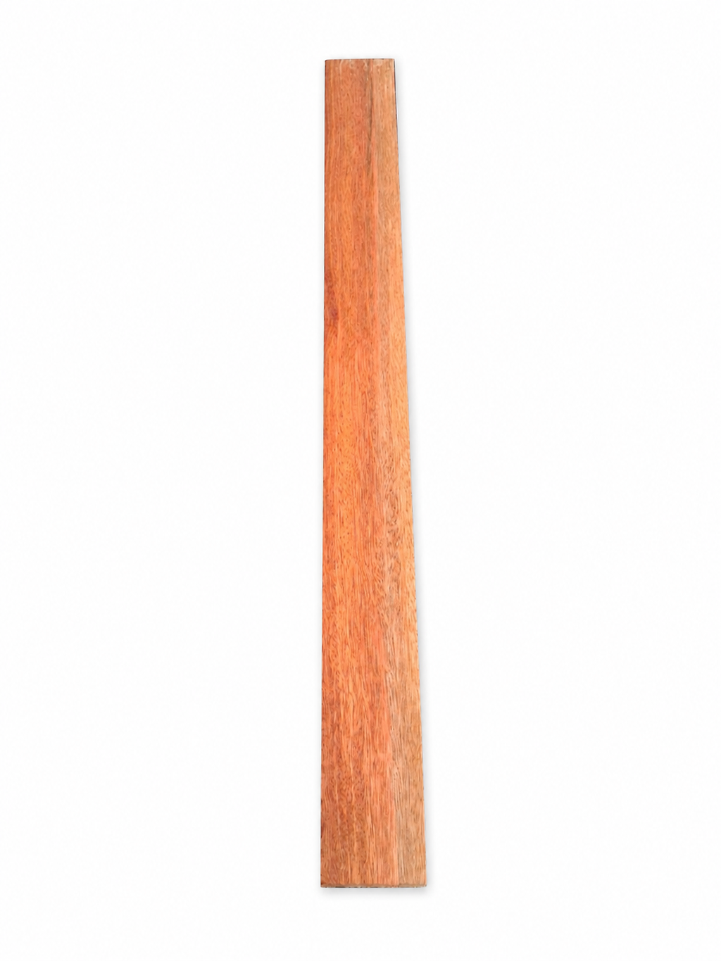 Pink-toned Rosewood board, exact 31.75 in, fine flowing grain
