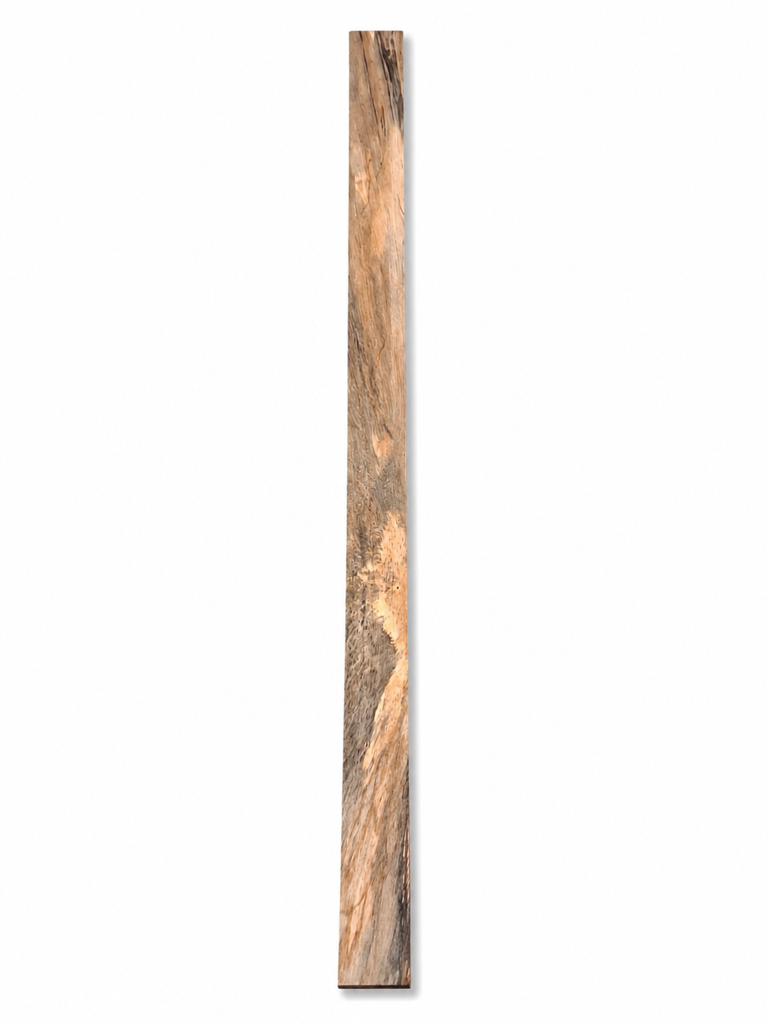 Blue spalted exotic hardwood blank, 30.5 in, dark zone lines