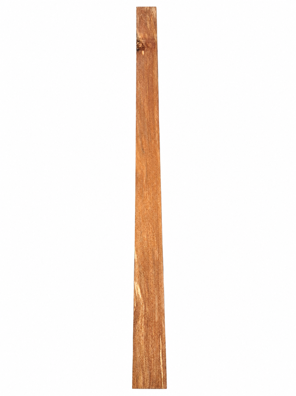 Figured exotic hardwood turning blank, 34.875 in, natural grain
