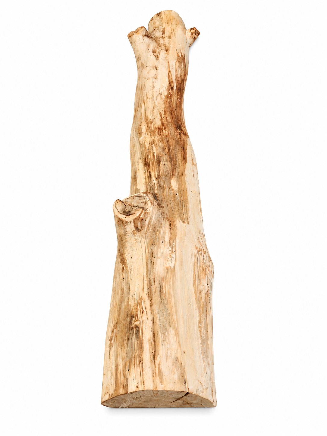 Cherry live-edge beam, 41.5 in, natural curves and knots