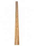 Khaya-type figured hardwood board, 40.5 in, chatoyant golden-brown grain