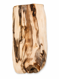 Spalted Cherry display slab, 12.25 in, organic edges and flowing spalting