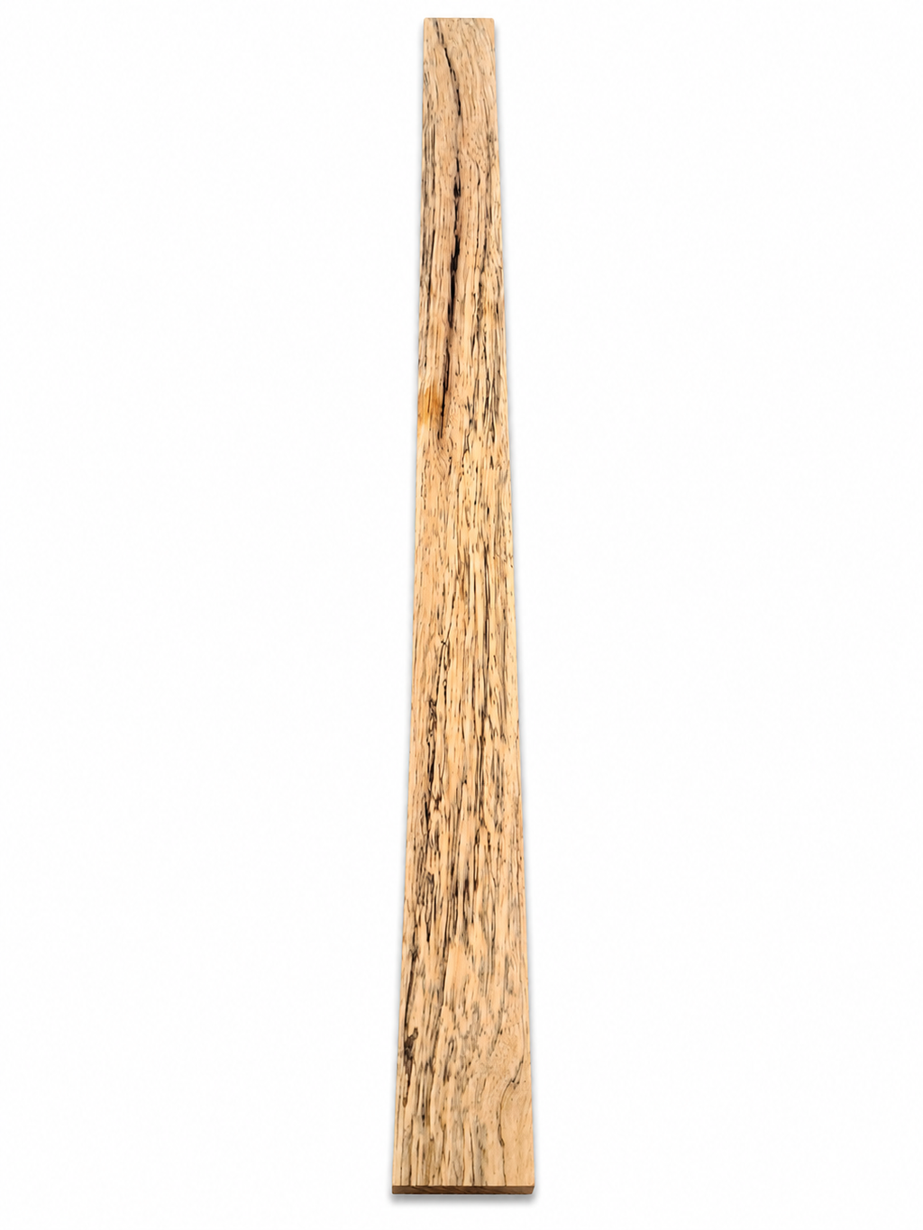 Signature spalted hardwood board, 35.875 in, bold black zone lines