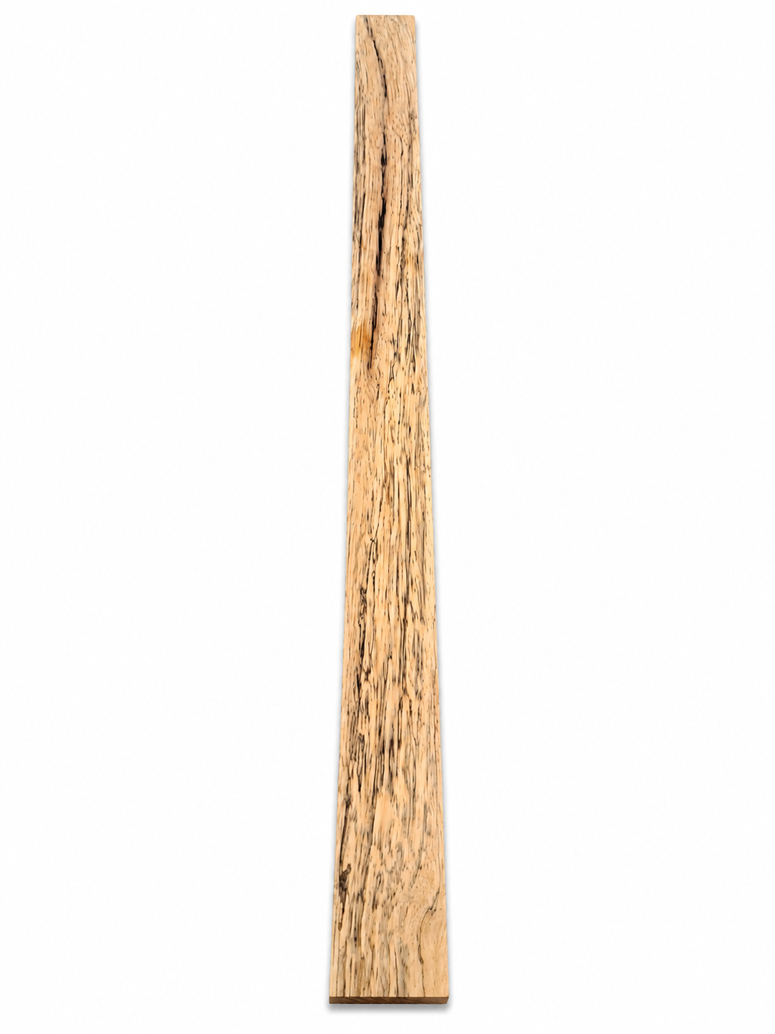 Signature spalted hardwood board, 35.875 in, bold black zone lines