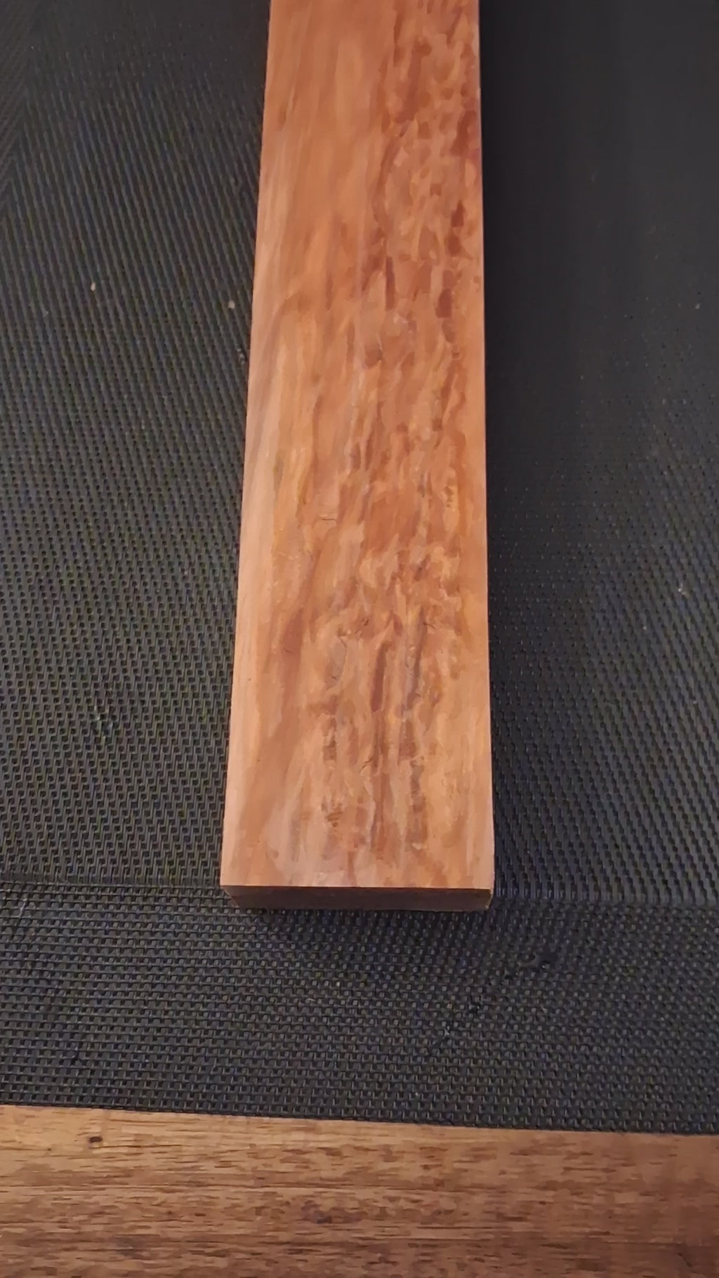 Premium Lignum Vitae Turning Blank – 27⅞" × 2⅛" × 1¼" – Dramatic Figure – 1.28 g/cm³ – Unique Piece