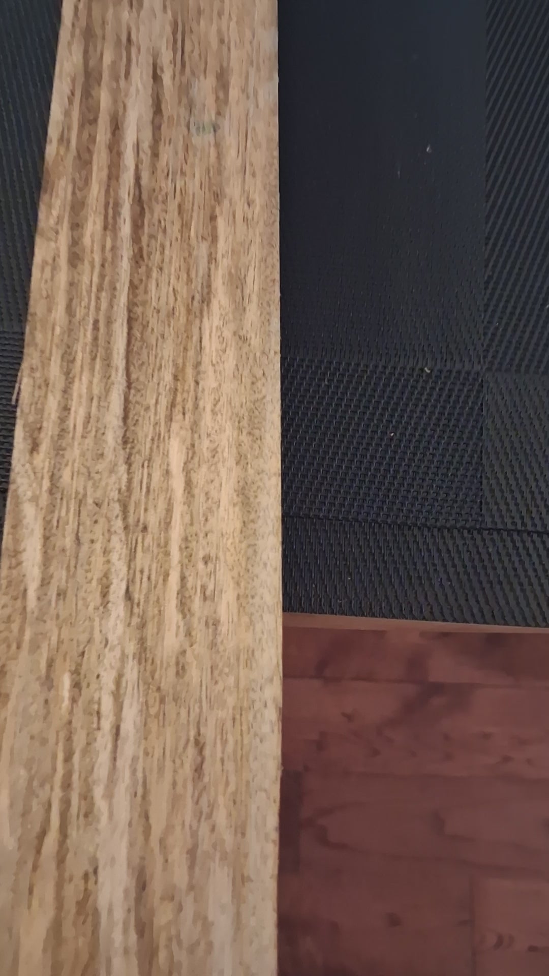 Khaya-Type Exotic Hardwood Board – Premium Figured Chatoyant Lumber – 40½" × 2¼" × 1½" – Unique Piece
