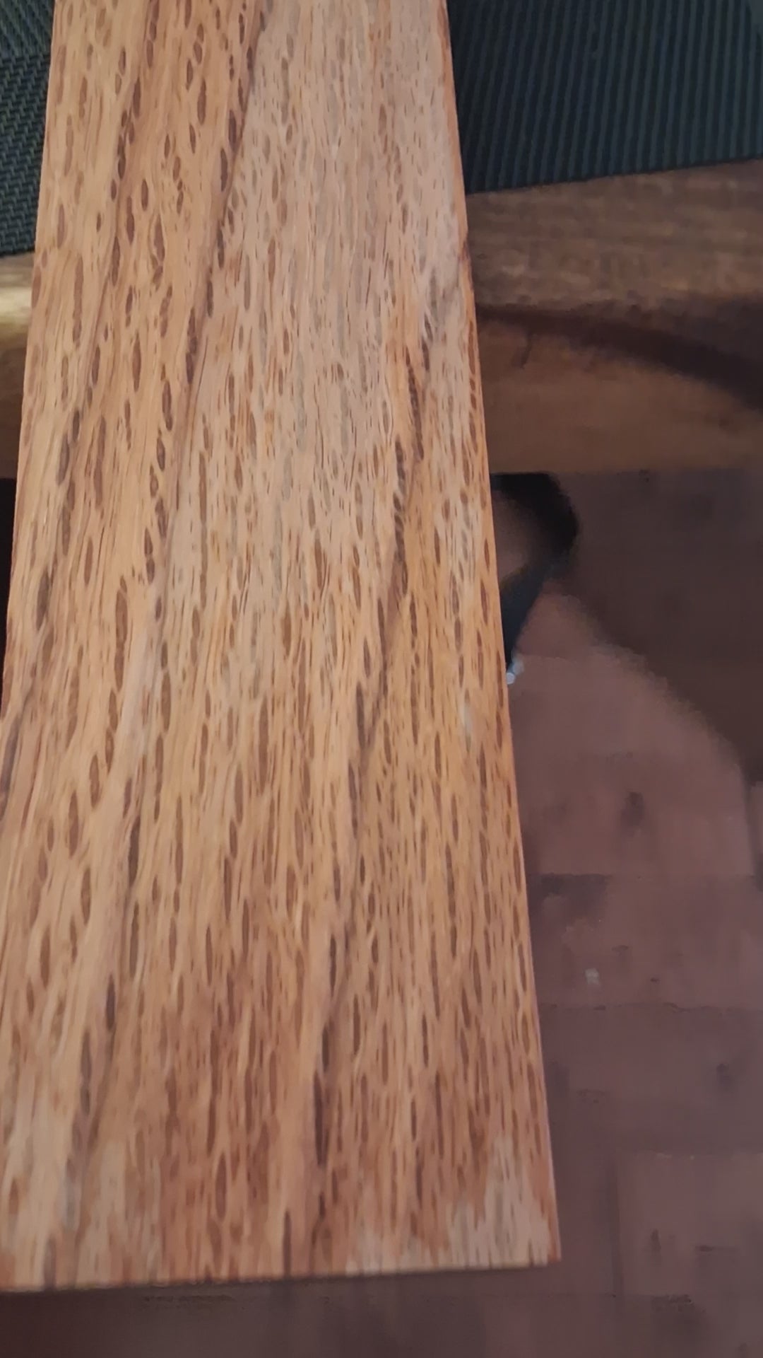 Exotica Woods Signature – Exceptional Figure Hardwood Blank – 40¾" × 2⅜" × 1⅛" – Unique Piece