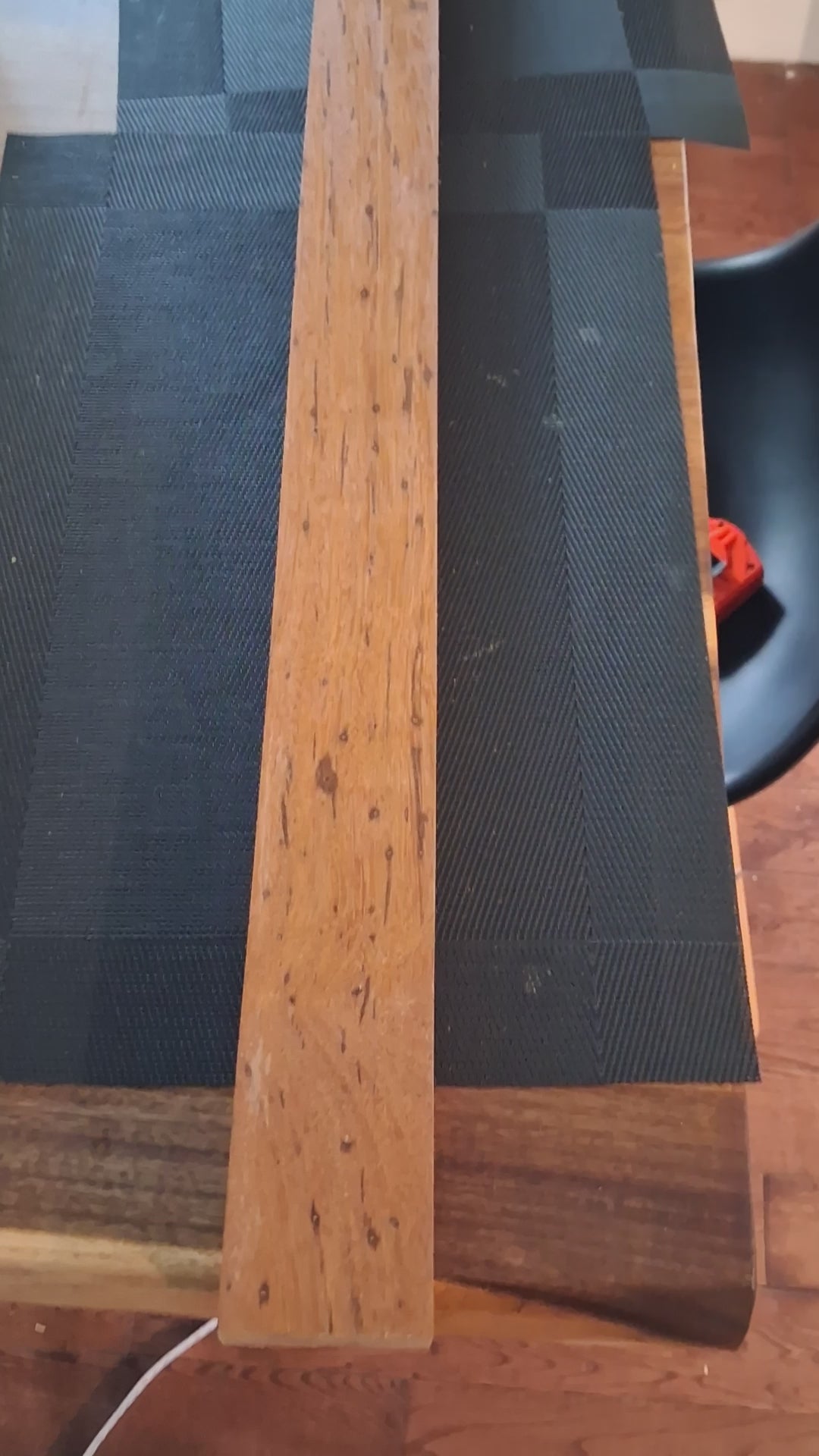 Premium Exotic Hardwood Board – Natural Speckled Figure – 35⅞" × 2¼" × 1¼" – 1.17 g/cm³ – Unique Piece