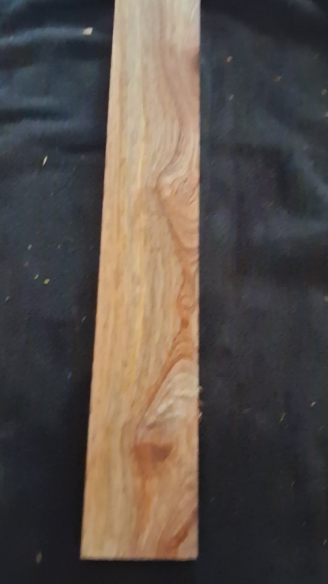 Dense Figured Exotic Wood Blank – 18" × 2 3/8" × 1" – product video